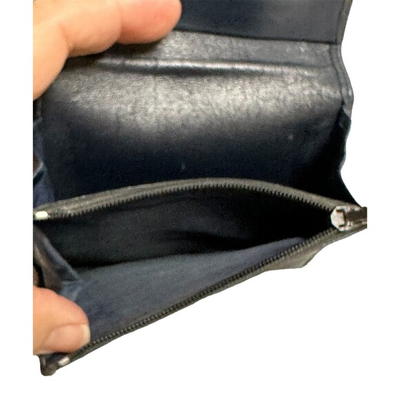 Givenchy Vtg 4G Logo Blue Leather Wallet Bifold Coin Pocket Made In Spain - Picture 11 of 14